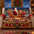 Santa Christmas Gifts Sofa Cover