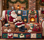 Santa Christmas Letters Sofa Cover