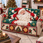Santa Claus Festive Night Sofa Cover