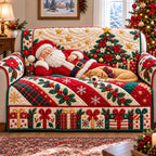 Santa Claus Joy Sofa Cover