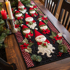 Santa Festive Ride Table Runner