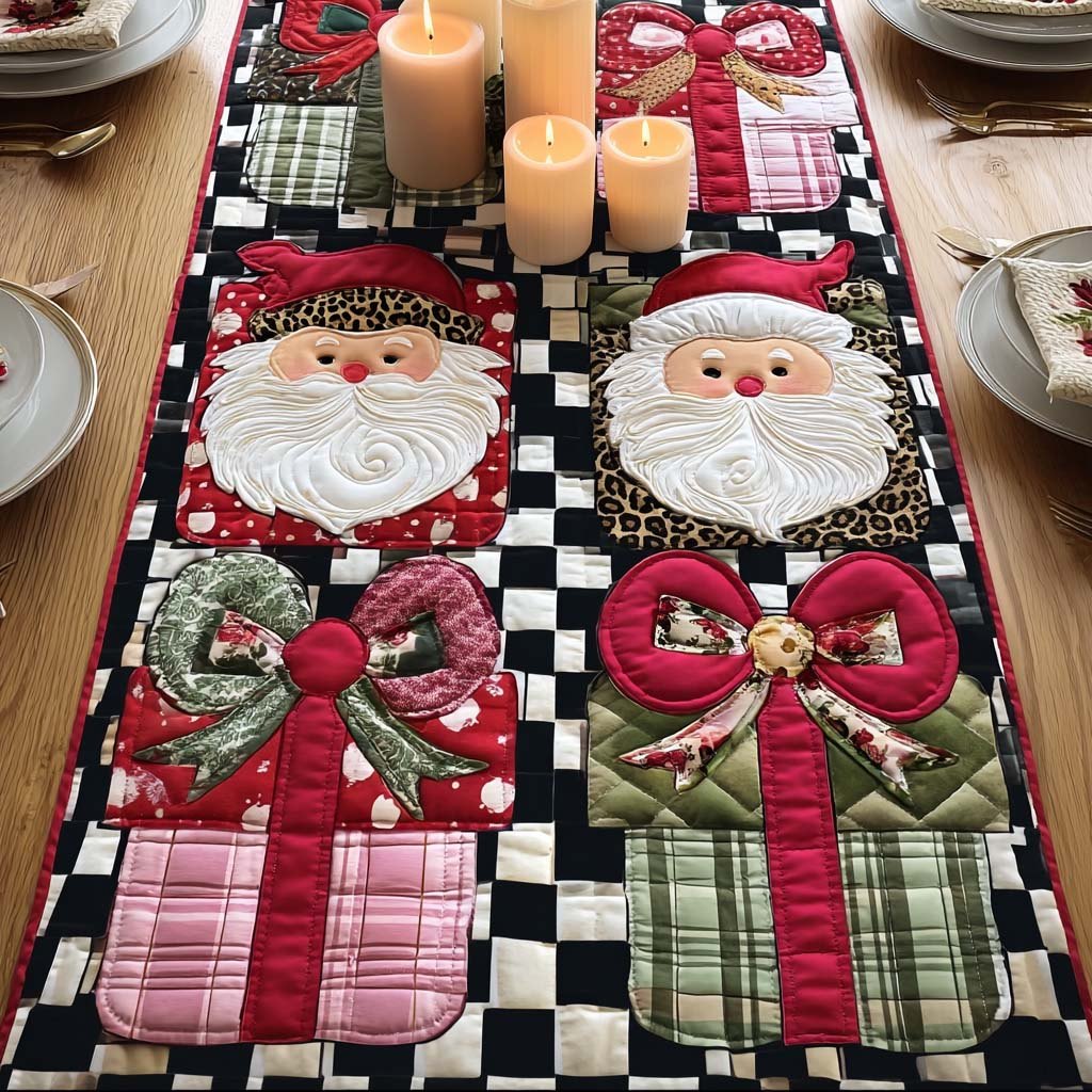 Santa Gifts Table Runner