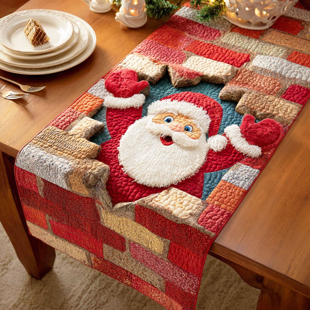 Santa Holiday Table Runner