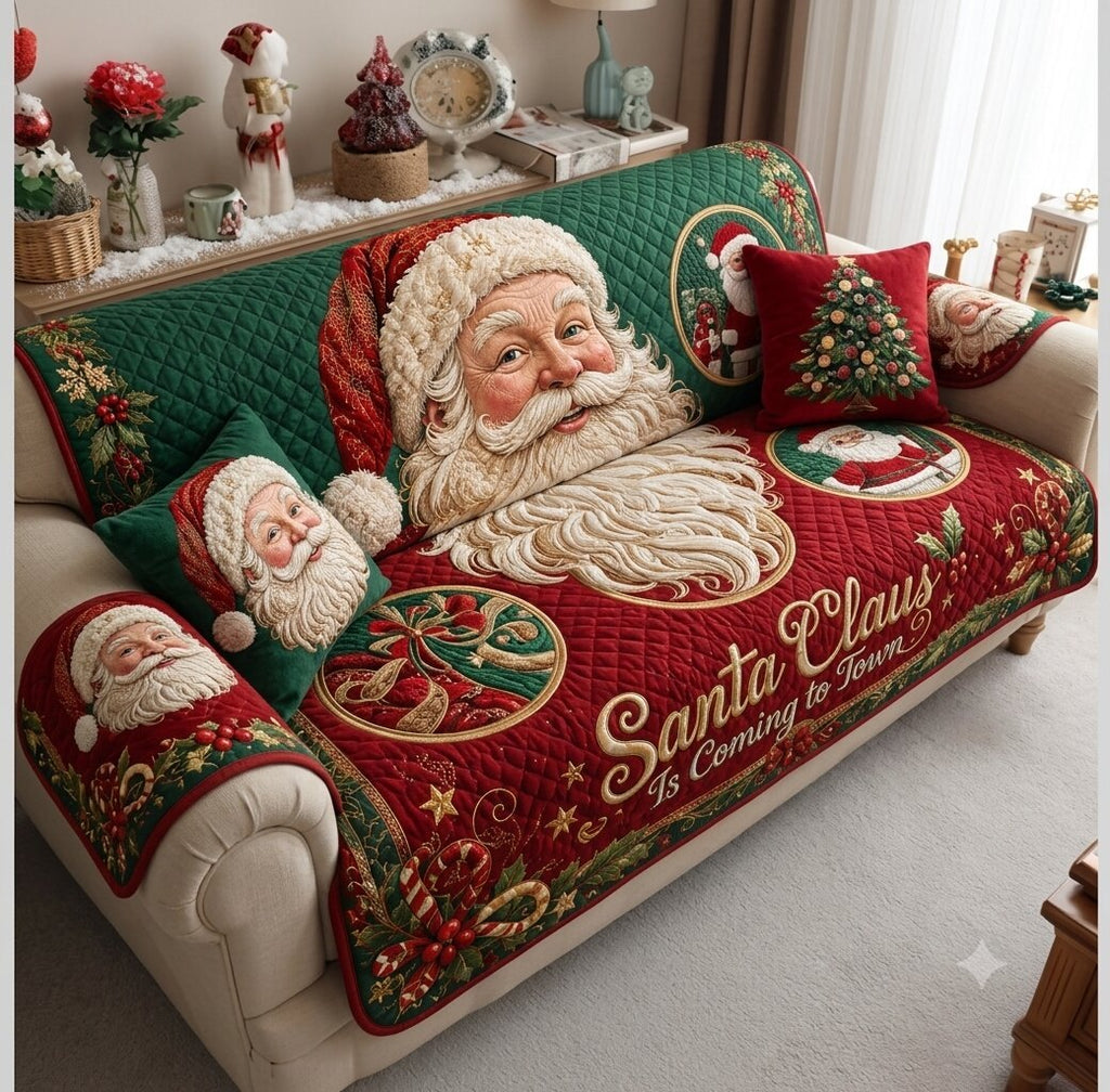 Santa Joy Sofa Cover