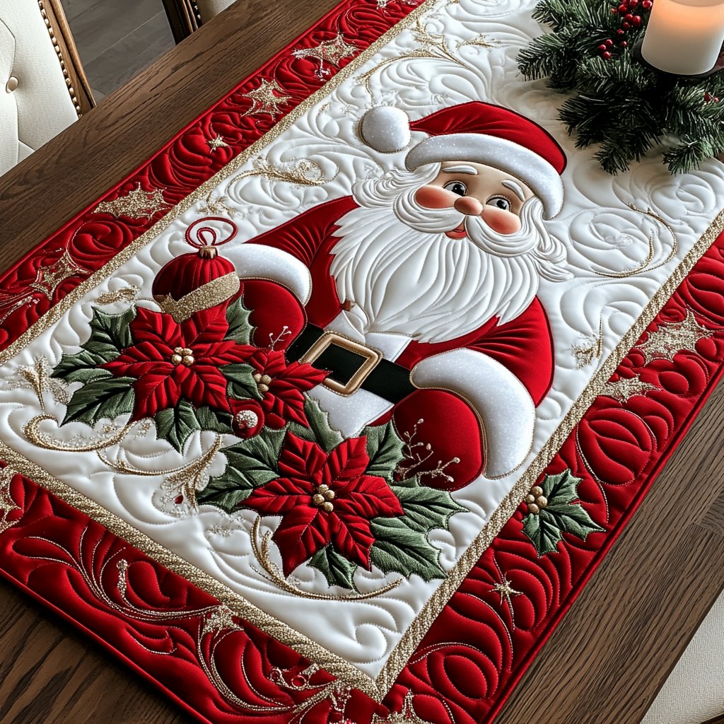Santa Joy Table Runner