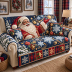 Santa Magical Winter Night Sofa Cover