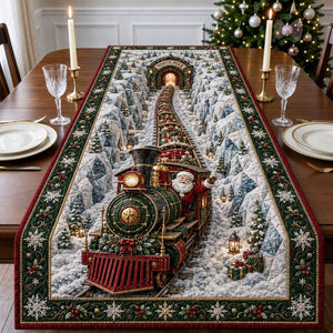 Santa North Pole Express Table Runner - Made to Order