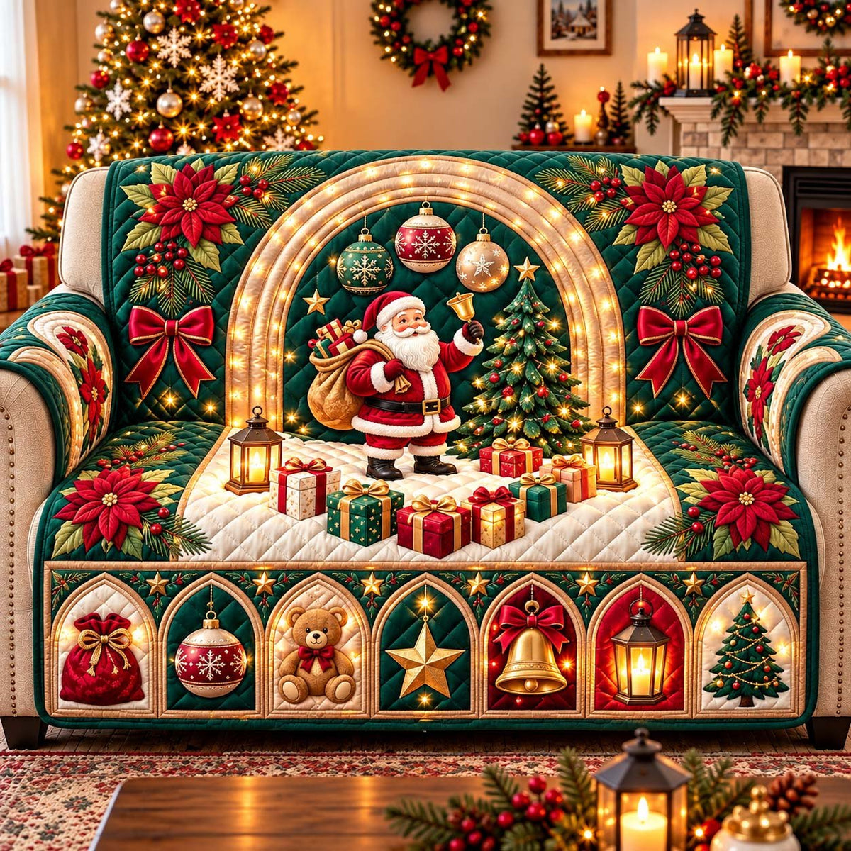 Santa Arch Sofa Cover