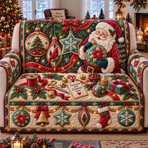 Santa Workshop Sofa Cover - Made to Order