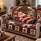 Santa Peaceful Slumber Sofa Cover