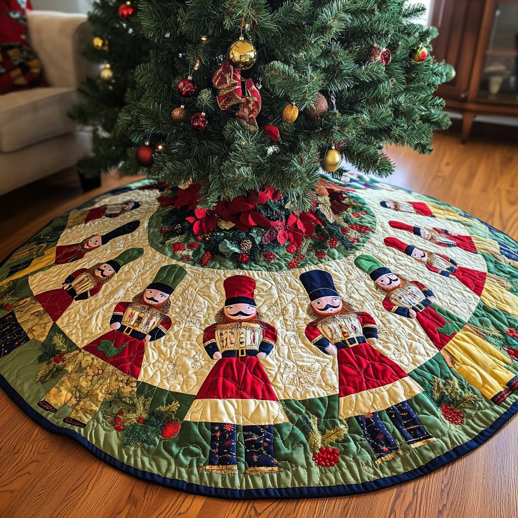 Santa Sleigh Ride Christmas Tree Skirt