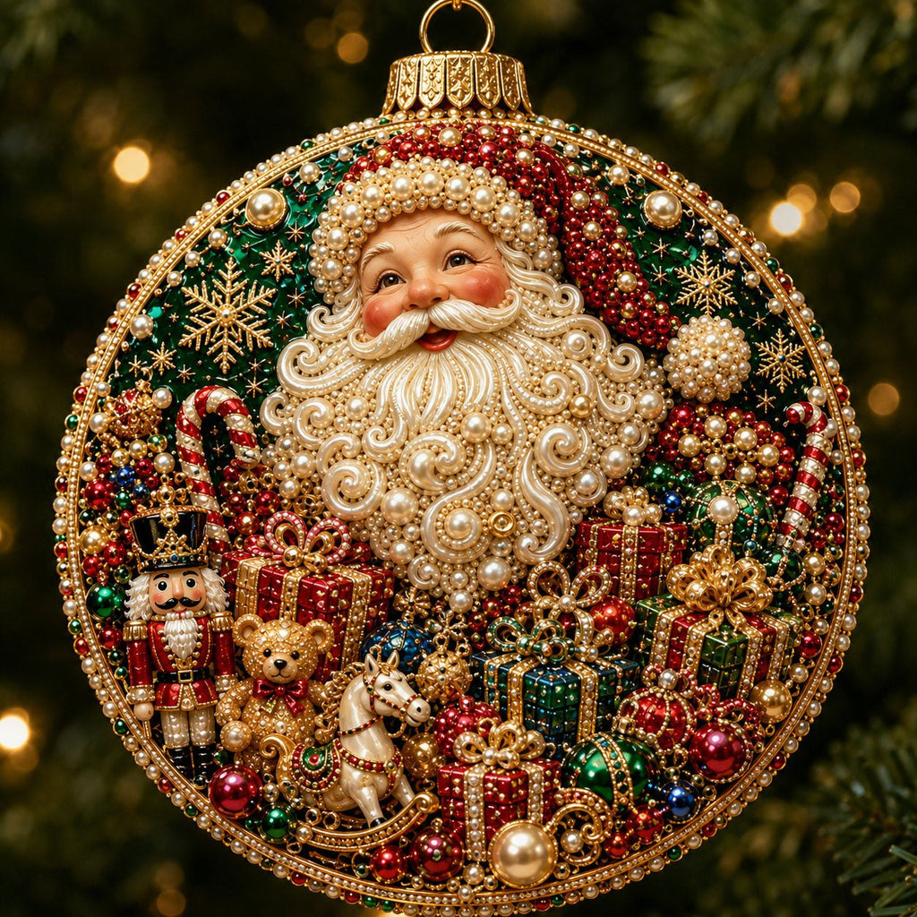 Santa Toy Christmas Ornament