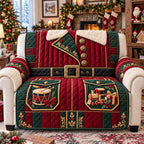 Santa Toymaker Coat Sofa Cover