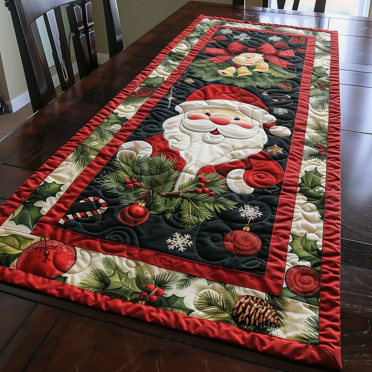 Santa Xmas Magic Table Runner