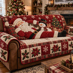 Santa Cozy Christmas Sofa Cover