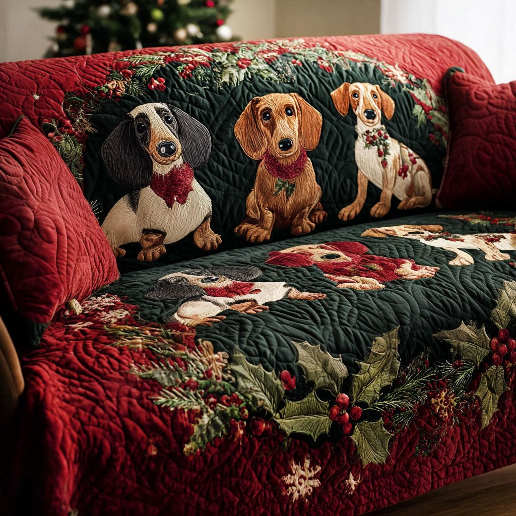 Santas Little Sausage Sofa Cover