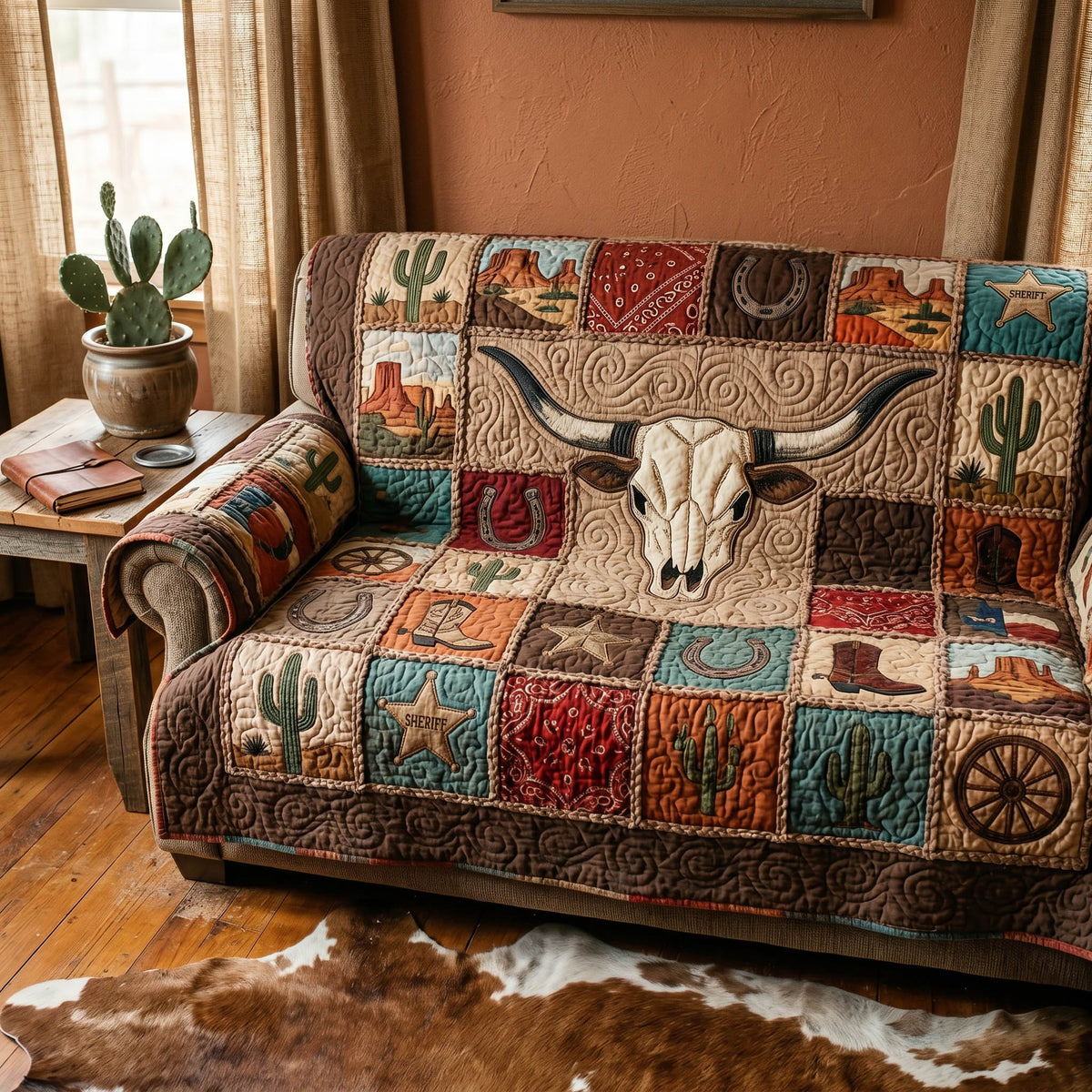 Savage Ivory Sofa Cover