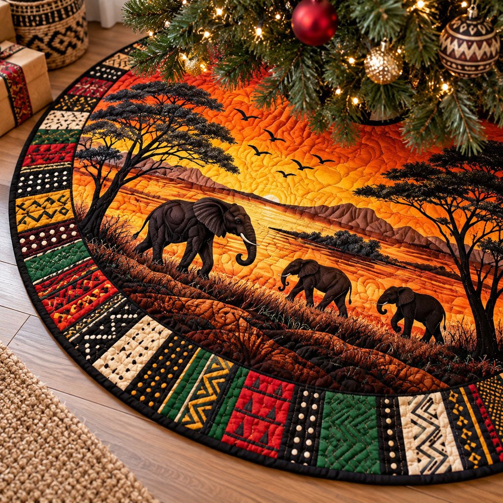 Savannah Sunset Christmas Tree Skirt