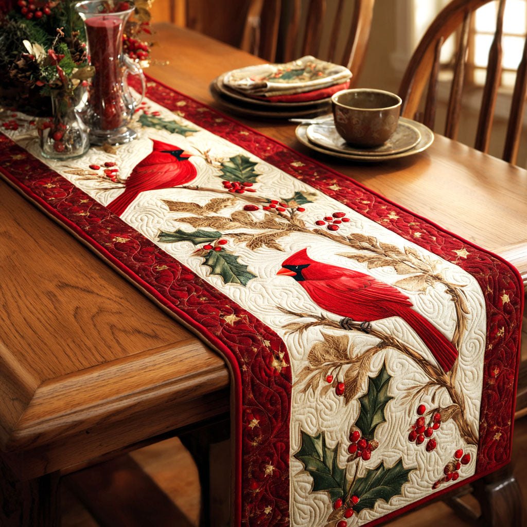 Scarlet Presence Table Runner