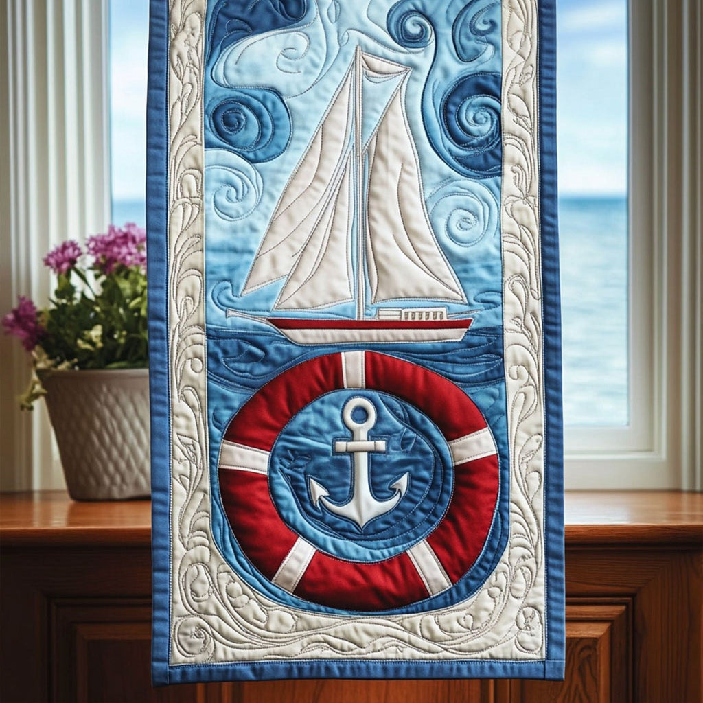 Sea Bound Sail Table Runner
