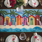 Sea Breeze Huts Table Runner