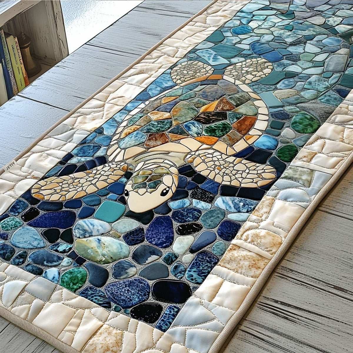 Sea Sage Table Runner