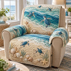 Seashell Turtle Beach Sofa Cover