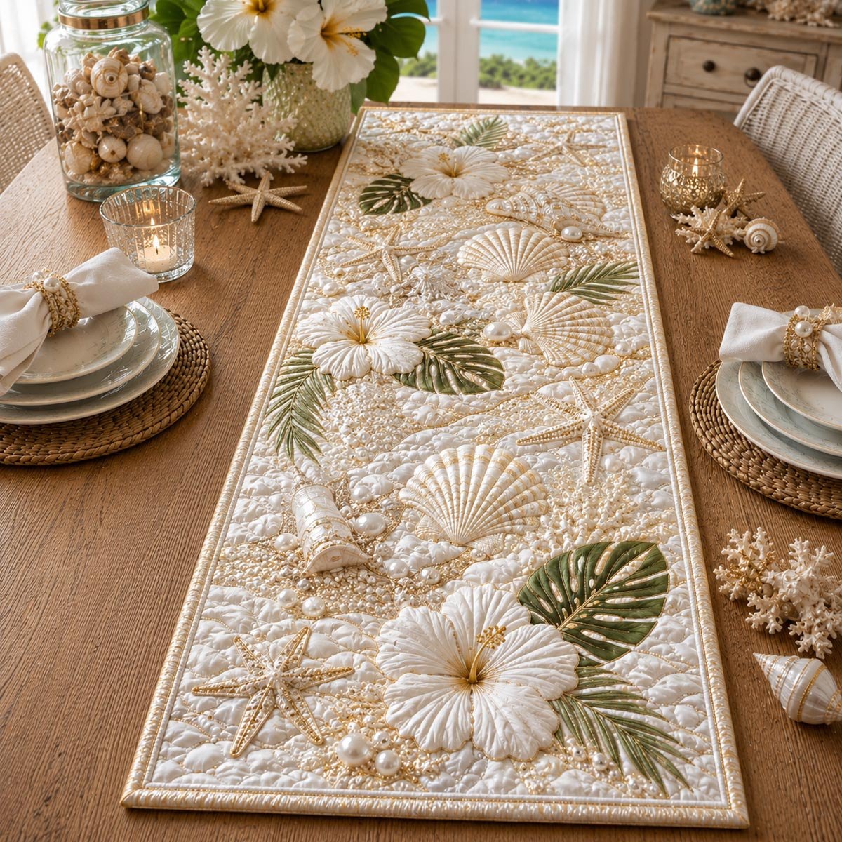 Seaside Escape Table Runner