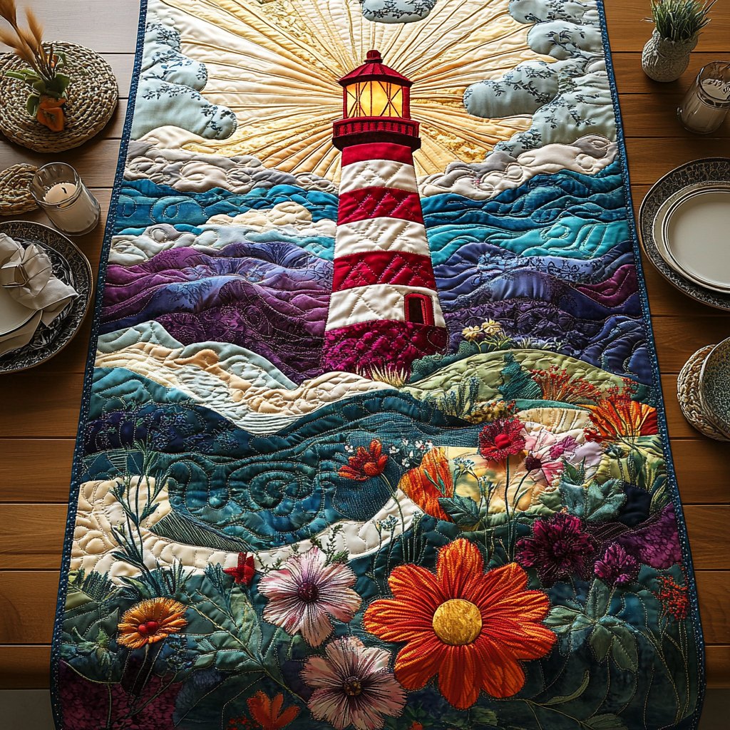 Seaside Sentinel Table Runner