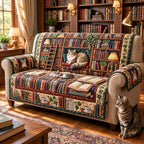 Secret Bookstore Sofa Cover