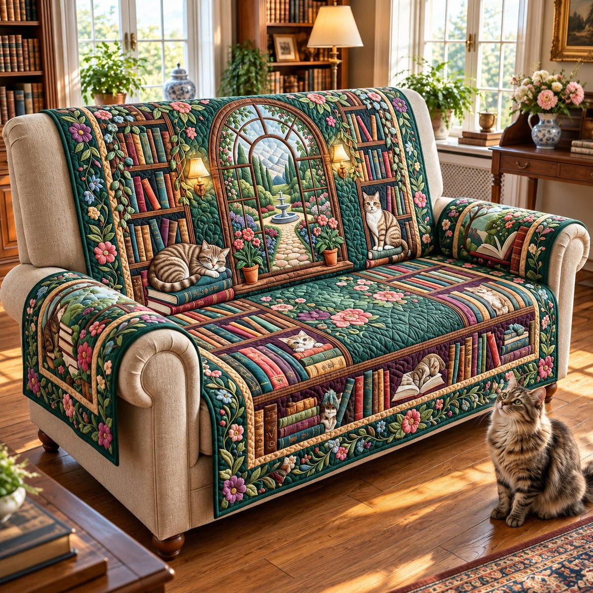Secret Garden Library Sofa Cover