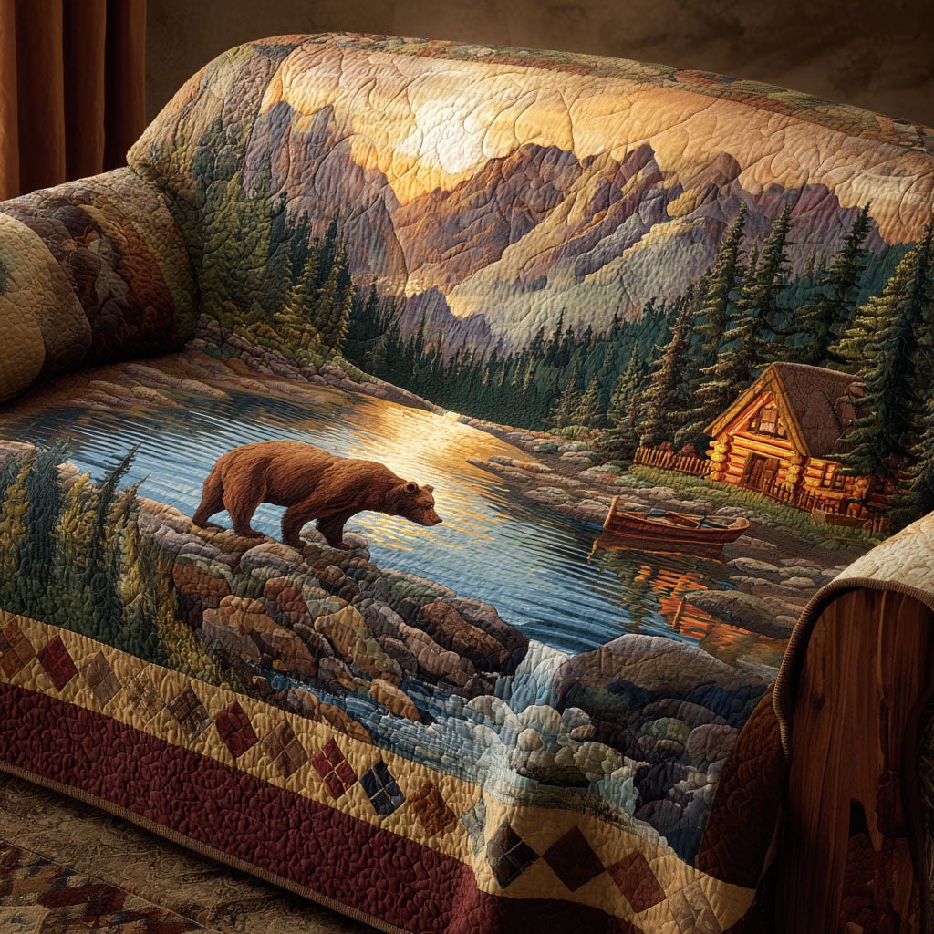 Serene Bear Sofa Cover