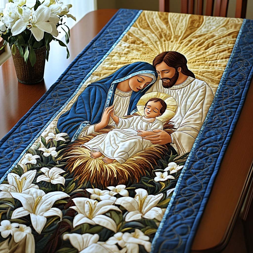 Serene Devotion Table Runner