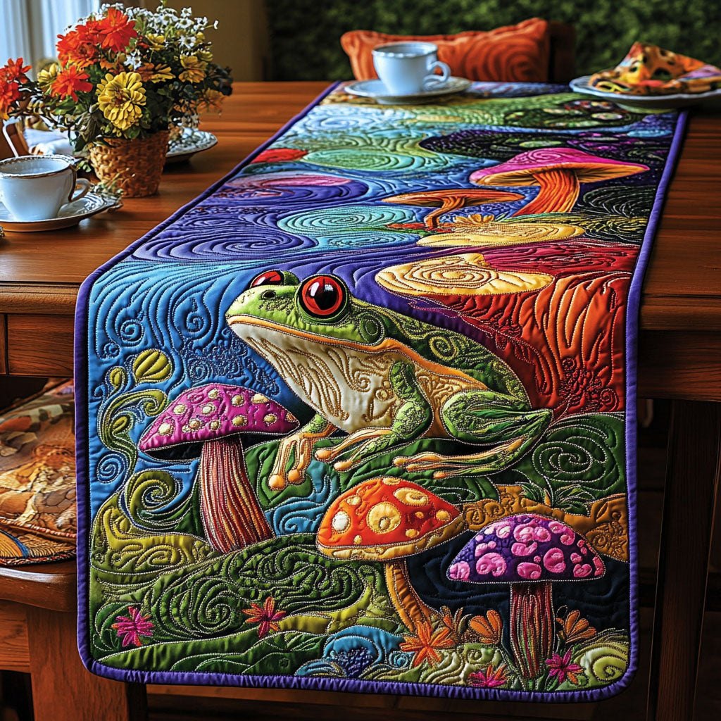 Serene Stream Leap Table Runner