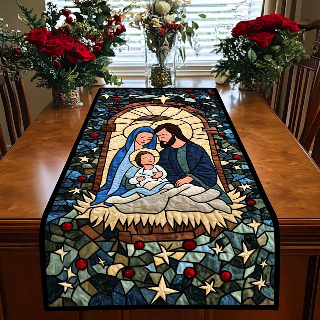 Serenity in the Manger Table Runner