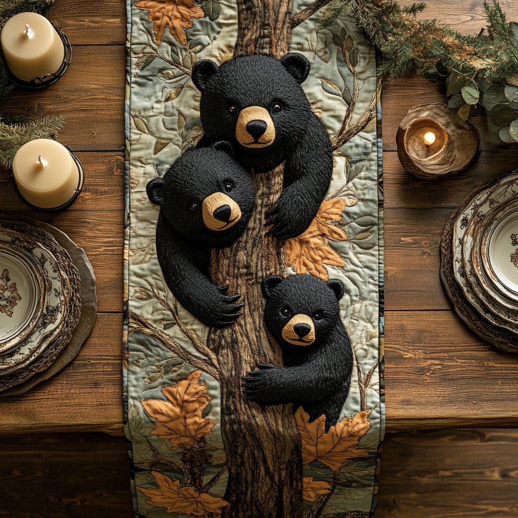 Shadow Paws Table Runner
