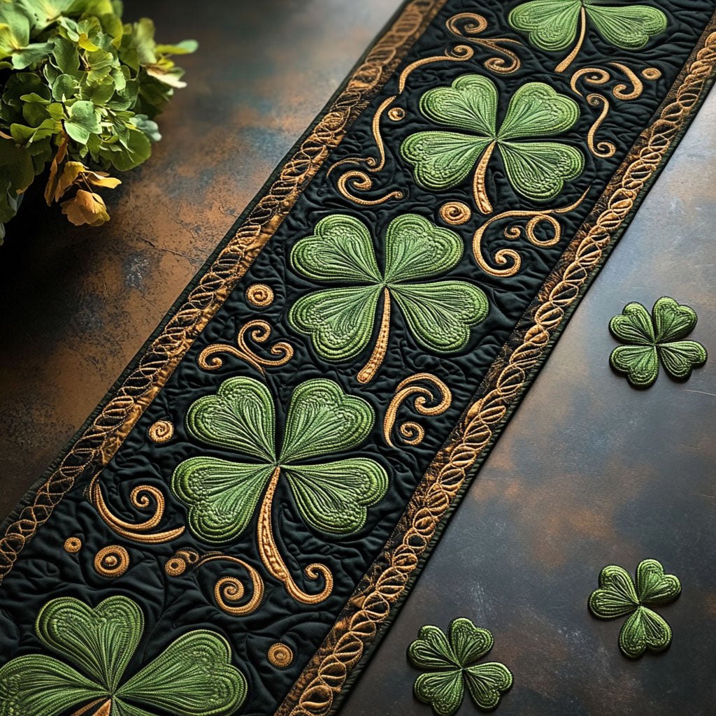 Shamrock Glow Table Runner