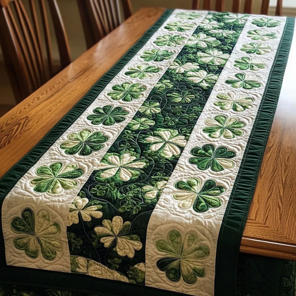 Shamrock Haven Table Runner