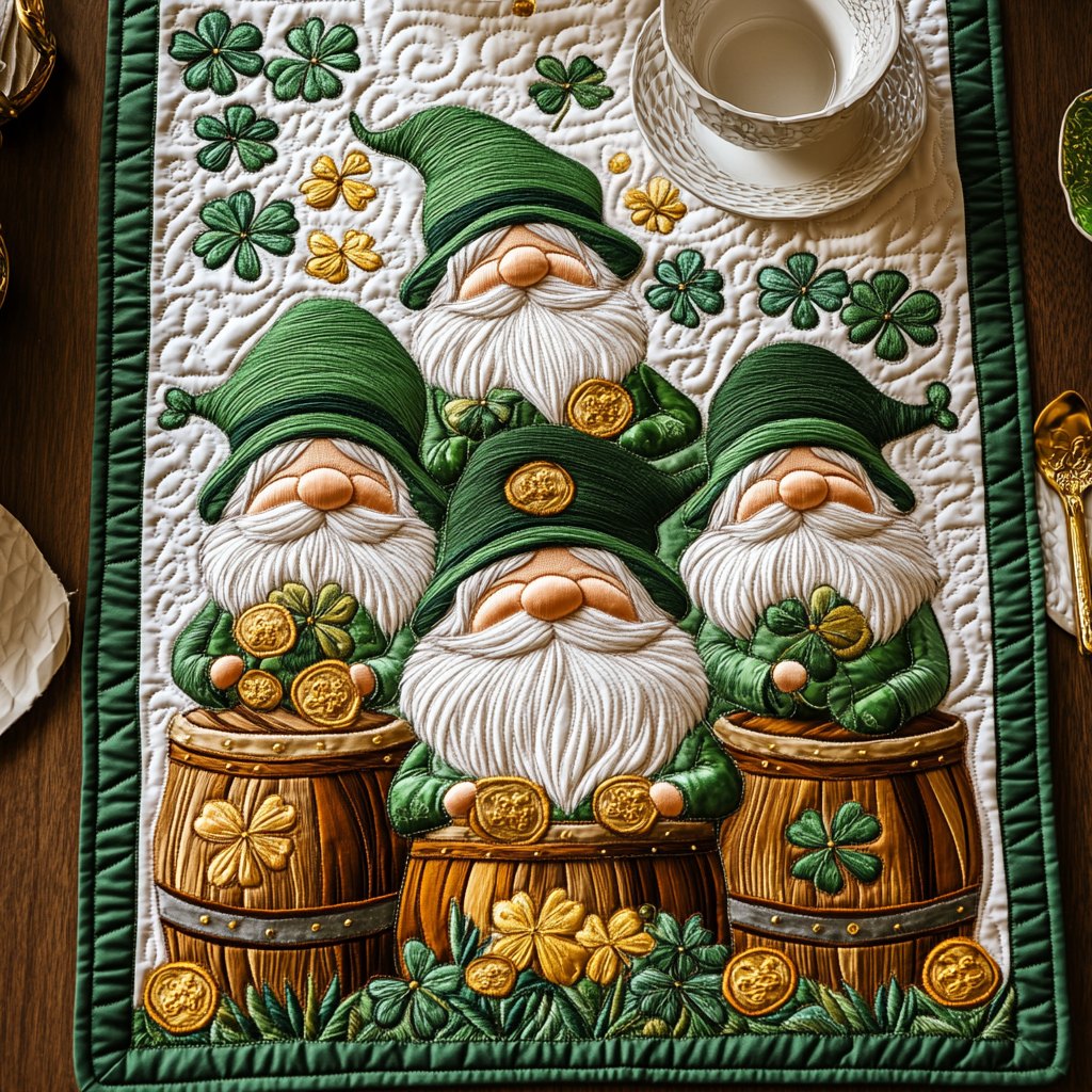 Shamrock Luck Table Runner