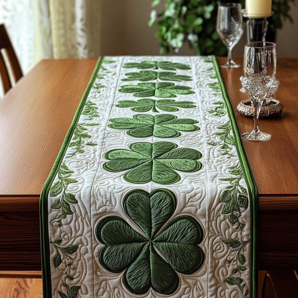 Shamrock Path Table Runner