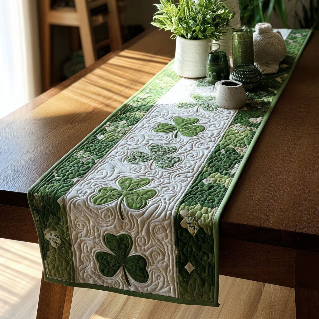 Shamrock Serenade Table Runner