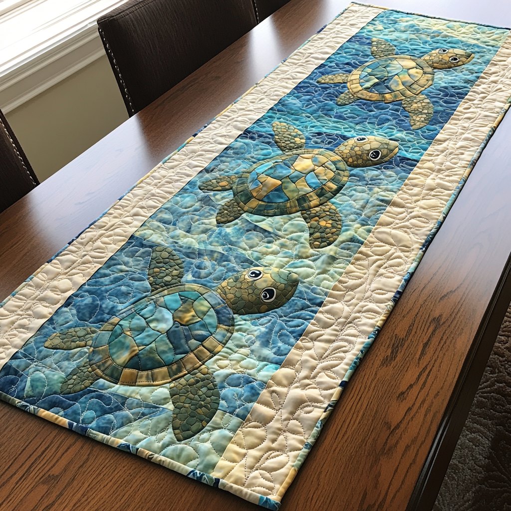 Shell Serenity Table Runner