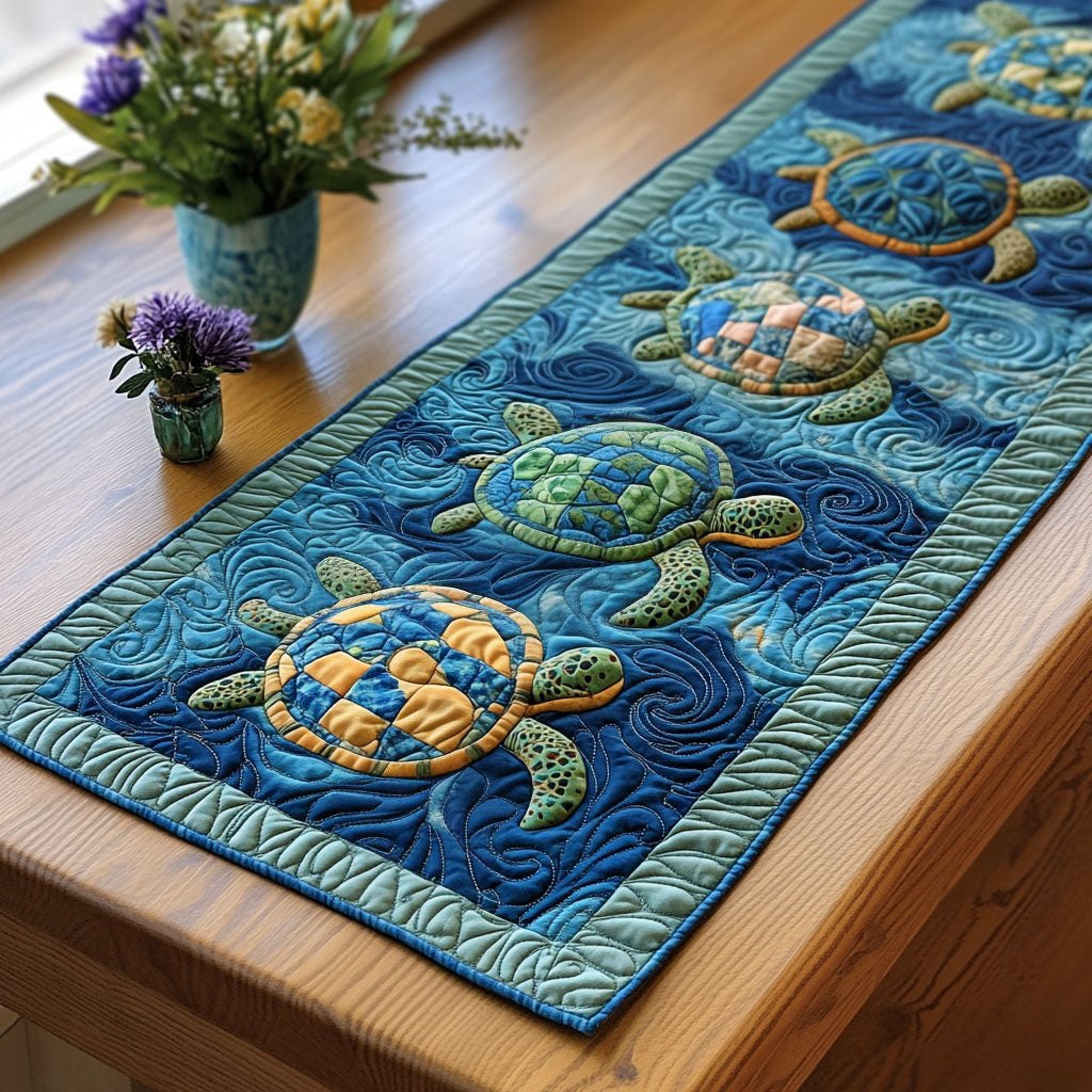Sheltered Shores Table Runner