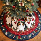 Shetland Sheepdogs Harmony Christmas Tree Skirt