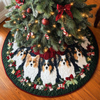 Shetland Sheepdogs Magic Christmas Tree Skirt