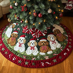 Shih Tzu Christmas Charm Christmas Tree Skirt