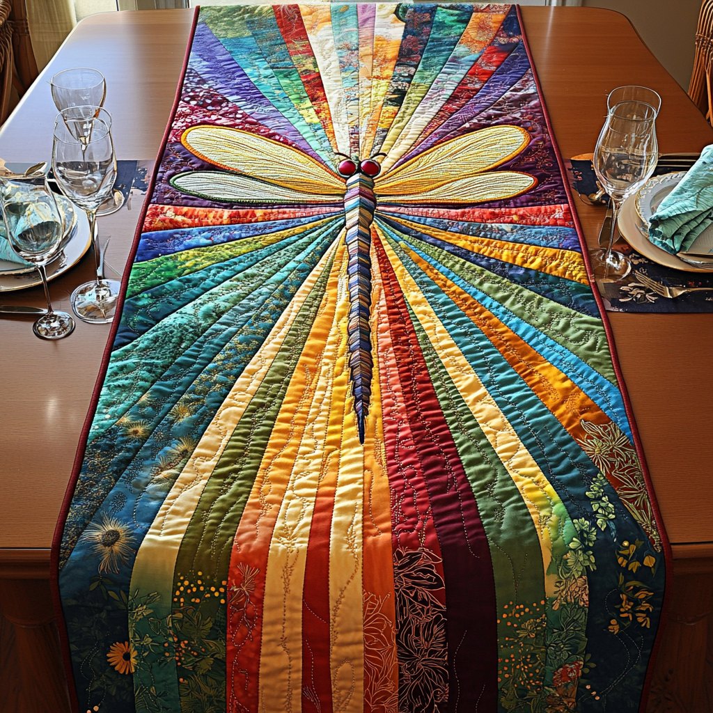 Shimmer Wings Table Runner