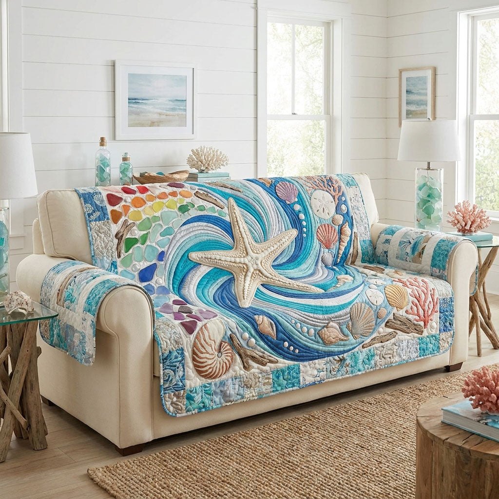Shoreline Escape Sofa Cover