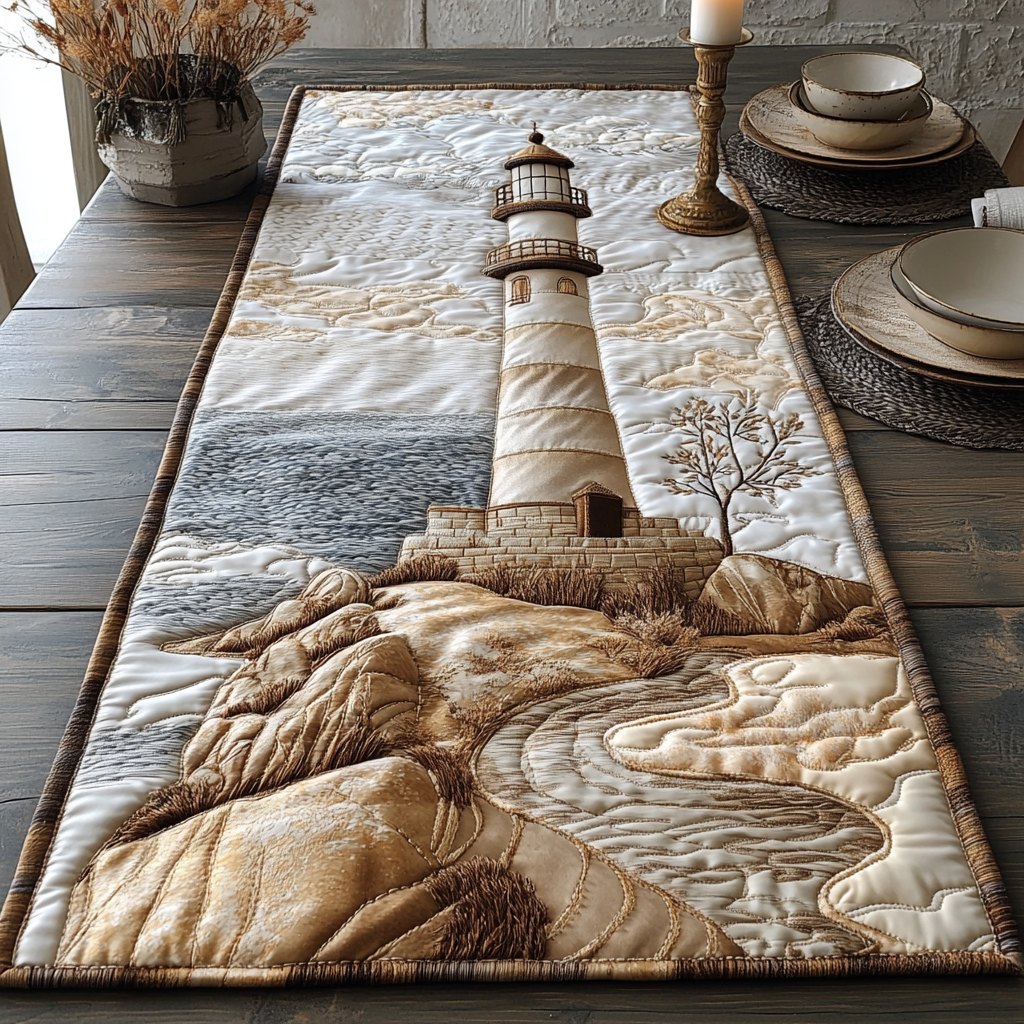Shoreside Lantern Table Runner