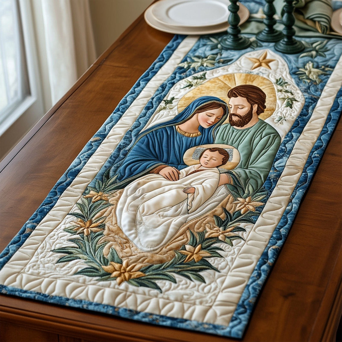 Silent Blessing Table Runner